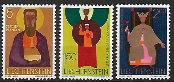 SZTUKA LIECHTENSTEIN MI.500-502**