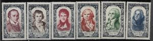 SŁAWNI LUDZIE FRANCJA MI.885-890**