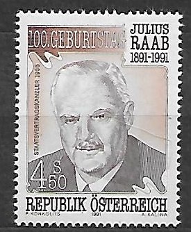 SŁAWNI LUDZIE AUSTRIA MI.2047**