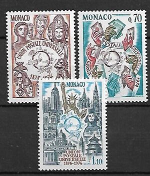 UPU MONAKO MI.1110-1112**