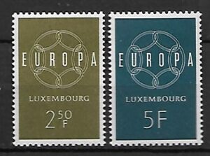 EUROPA LUXEMBURG MI.609-610**
