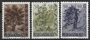 DRZEWA LIECHTENSTEIN MI.371-373**