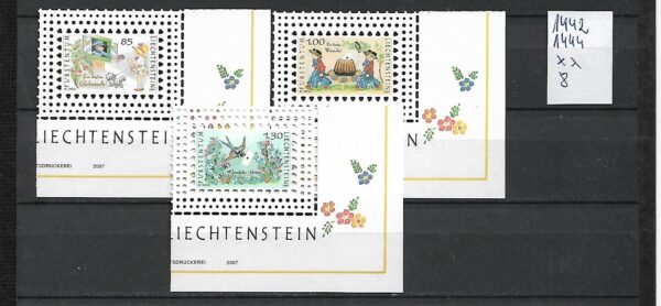 DZIEŃ ZNACZKA LIECHTENSTEIN MI.1442-1444**