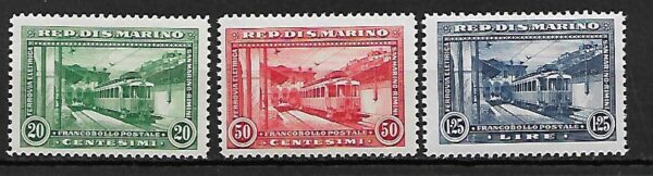 KOLEJNICTWO SAN MARINO MI.180-182**