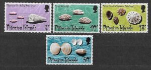 MUSZLE PITCAIRN MI.137-140**