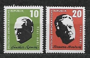 SŁAWNI LUDZIE DDR MI.604-605**