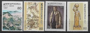 MALARSTWO KOREA MI.1521-1524**