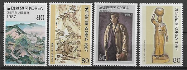 MALARSTWO KOREA MI.1521-1524**
