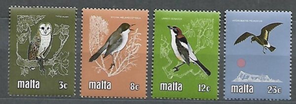 PTAKI MALTA MI.624-627**