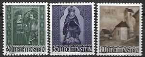 RELIGIA LIECHTENSTEIN MI.374-376**