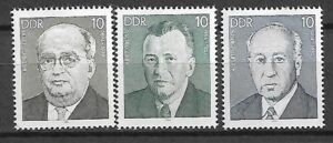 SŁAWNI LUDZIE DDR MI.2849-2851**