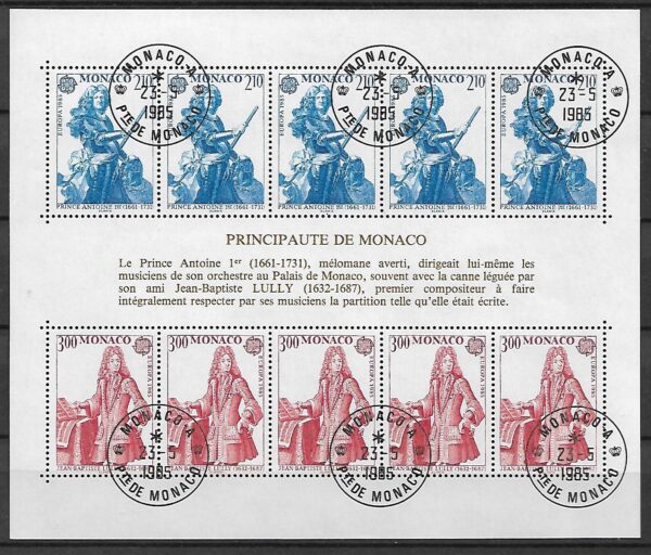 EUROPA MONAKO MI.BL.28