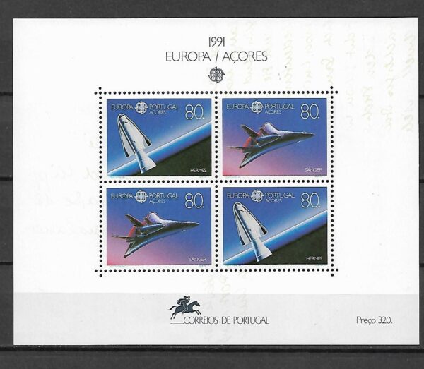 EUROPA CEPT PORTUGALIA  AZORY MI.BL.12**
