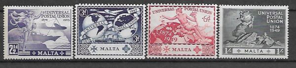 UPU MALTA MI.216-219**