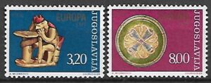 EUROPA CEPT JUGOSŁAWIA MI.1635-1636**