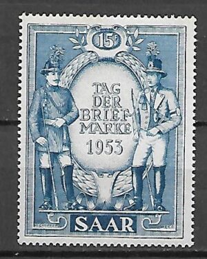 DZIEŃ ZNACZKA NIEMCY SAARA MI.342**