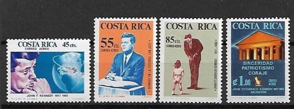 J.F.KENNEDY KOSTARYKA MI.682-685**
