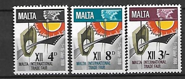 SZTUKA MALTA MI.373-375**