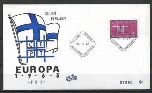 EUROPA CEPT FINLANDIA MI.576 FDC