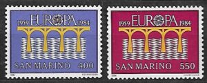 EUROPA CEPT SAN MARINO MI.1294-1295**