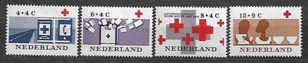 CZERWONY KRZYŻ HOLANDIA MI.801-805**