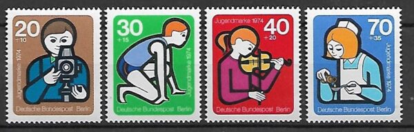 DZIEŃ DZIECKA RFN NIEMCY MI.468-471**