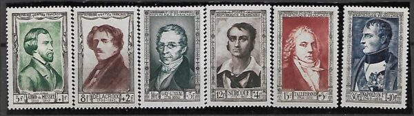 SŁAWNI LUDZIE FRANCJA MI.909-914**