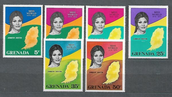 MISS ŚWIATA GRENADA MI.395-400**