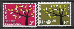 EUROPA CEPT BELGIA MI.1282-1883**