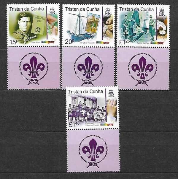 SKAUTING TRISTAN DA CUNHA MI.939-942**