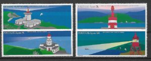 LATARNIE MORSKIE PORTUGALIA AZORY MI.457-460**