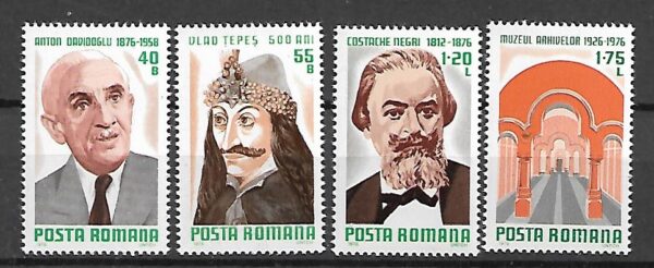 SŁAWNI LUDZIE RUMUNIA MI.3330-3333**