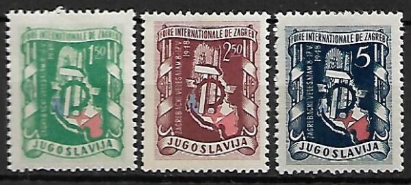 ROBOTNICY JUGOSŁAWIA MI.539-541**