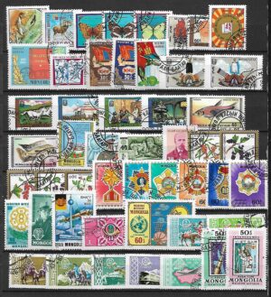 ZESTAW ZNACZKÓW MONGOLIA NR 31
