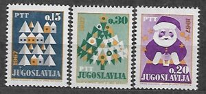 BOŻE NARODZENIE JUGOSŁAWIA MI.1188-1190**