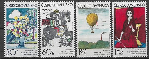 MALARSTWO CZECHOSŁOWACJA MI.2117-2120**