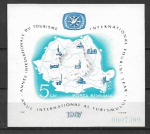 TURYSTYKA RUMUNIA MI.BL.63**