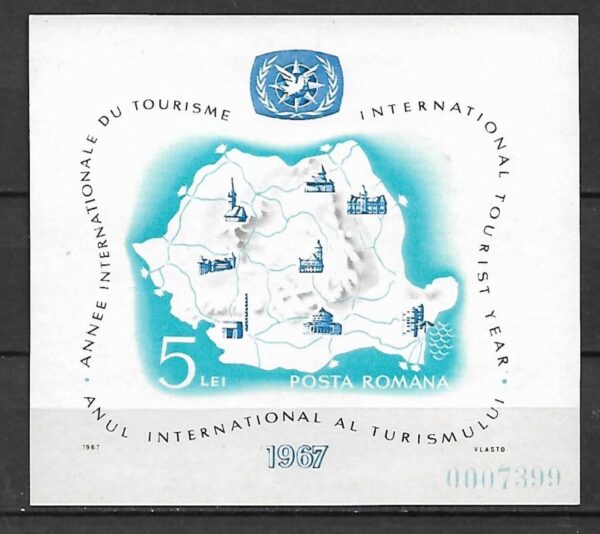 TURYSTYKA RUMUNIA MI.BL.63**