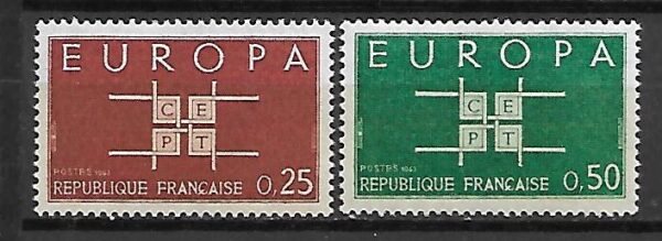 EUROPA CEPT FRANCJA MI.1450-1451**