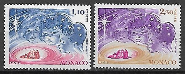 BOŻE NARODZENIE MONAKO MI.1445-1446**