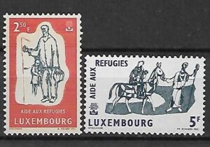 POMOC UCHODŹCOM LUXEMBURG MI.618-619**