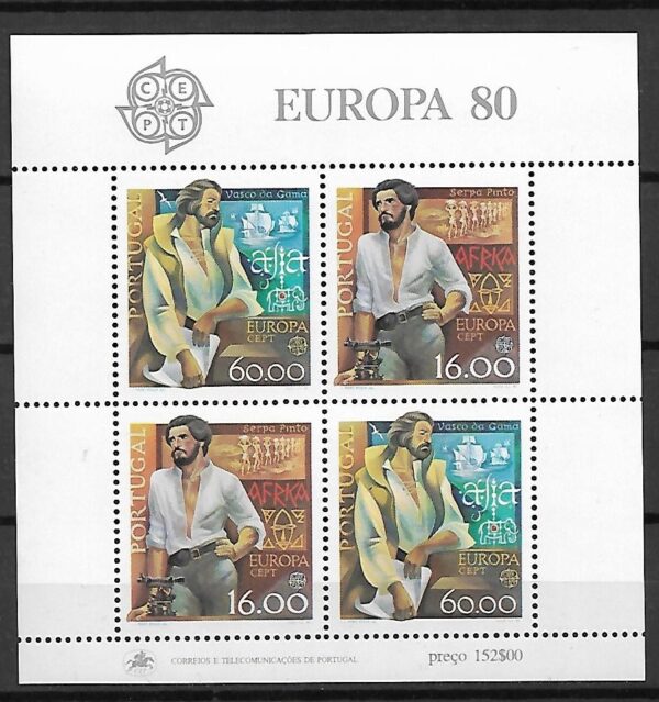 EUROPA CEPT PORTUGALIA MI.BL.29**