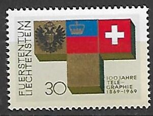 ROCZNICA LIECHTENSTEIN MI.517**