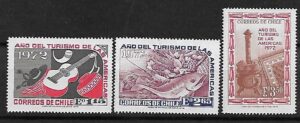 TURYSTYKA CHILE MI.784-786**