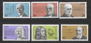 SŁAWNI LUDZIE DDR MI.2603-2608**