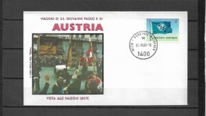 WIZYTA JANA PAWŁA II AUSTRIA KOPERTA