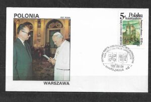 WIZYTA JANA PAWŁA II POLSKA-WARSZAWA KOPERTA