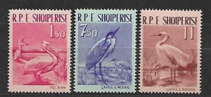 PTAKI ALBANIA MI.630-632**
