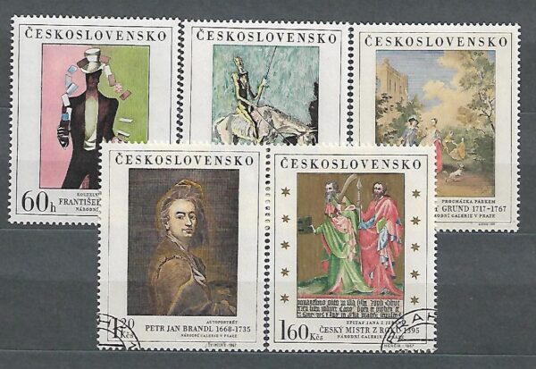 MALARSTWO CZECHOSŁOWACJA MI.1748-1752