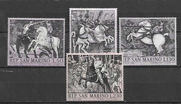 MALARSTWO SAN MARINO MI.914-917**